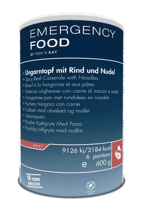 Preiswert TREK‘N EAT EMERGENCY FOOD Ungarntopf mit Rind und Nudeln - 600 g
