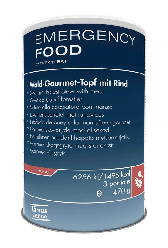 Top-Preis TREK‘N EAT EMERGENCY FOOD Wald-Gourmet-Topf mit Rind - 470 g