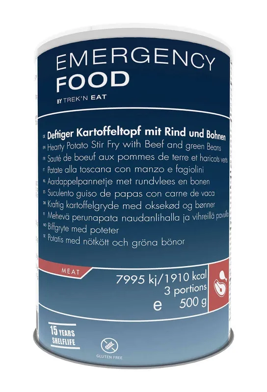 Rabatt TREK‘N EAT EMERGENCY FOOD Deftiger Kartoffeleintopf mit Rind und Bohnen - 500 g