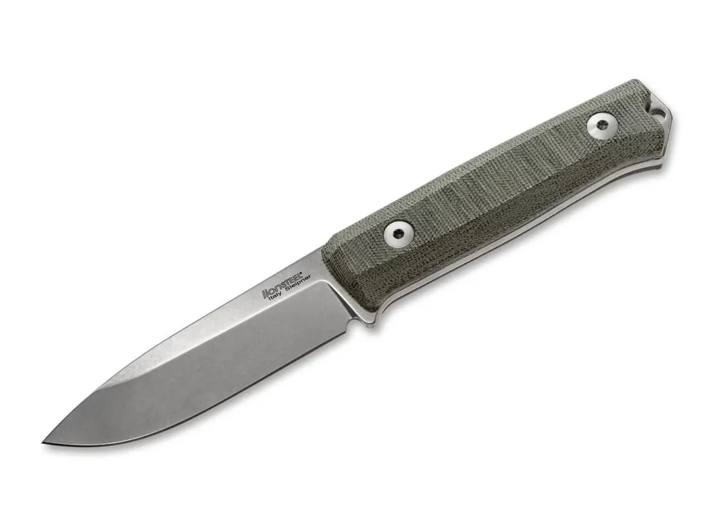 lionSTEEL B40 Canvas-Micarta Outdoormesser Heißes Angebot
