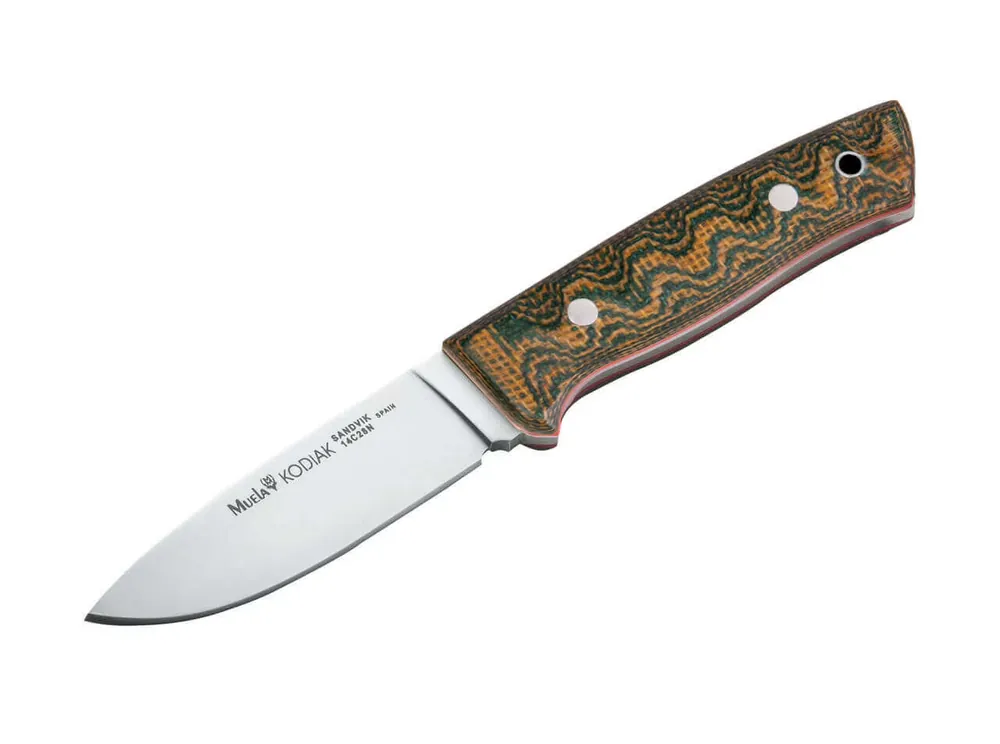 Muela Kodiak Green Canvas Micarta II Outdoormesser Kracherpreis