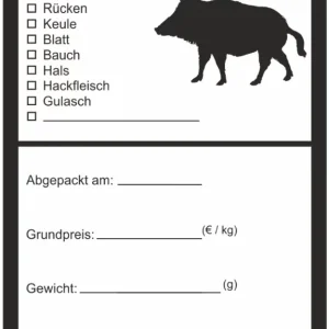 Etikett Wildfleisch Online Kaufen