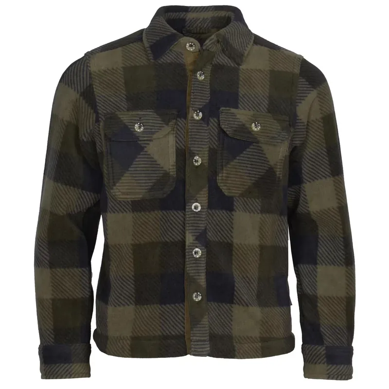 Must-Have Pinewood Finnveden Canada Fleece Hemd Kids Green Black