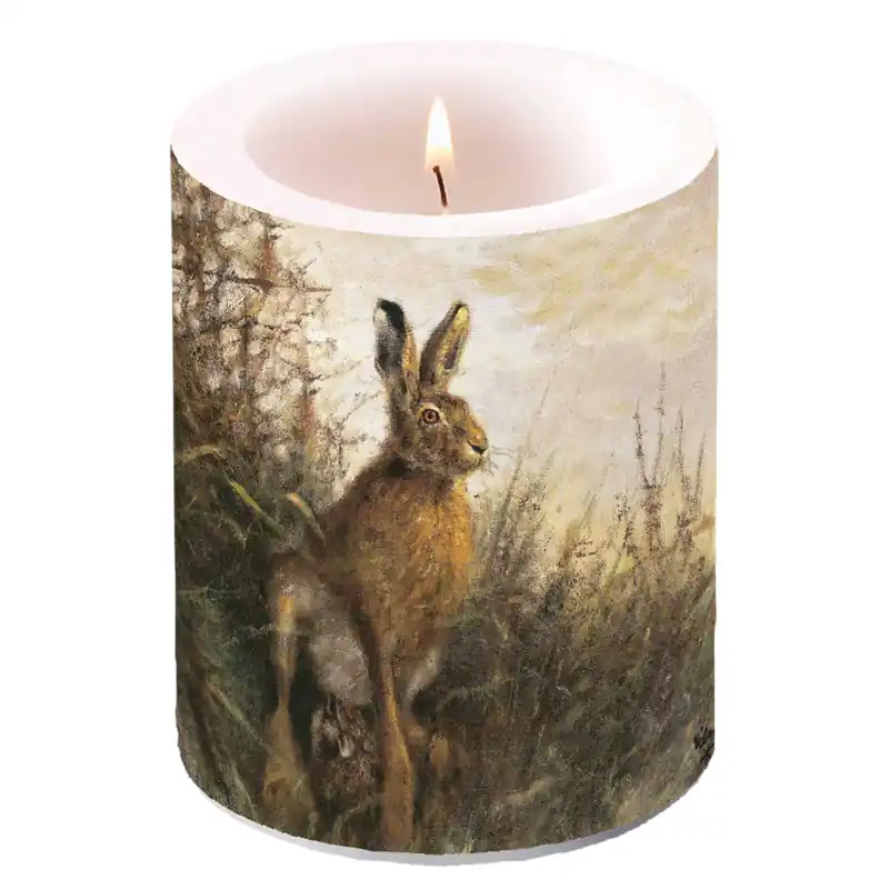 AKAH Stumpenkerze Hase Highlight