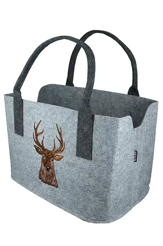 Preis Gesenkt Gilde Filz Tasche Hirschkopf