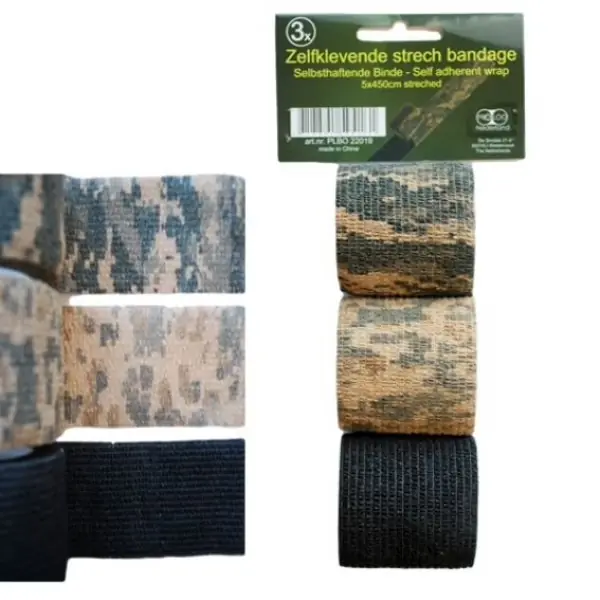 Nur Heute LivingActive Selbsthaftendes Stretchband 5x200 cm 3er-Pack