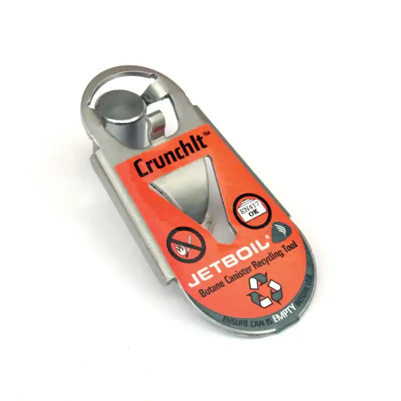 Solange Der Vorrat Reicht Jetboil CrunchIt Fuel Can Recycling Tool