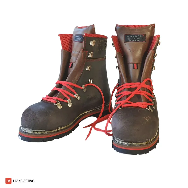 Neue Ware PFANNER® Tirol Juchten Schnittschutzschuh