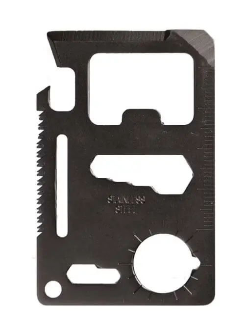 MIL-TEC Survival Tool schwarz m. Hülle Wochenendangebot