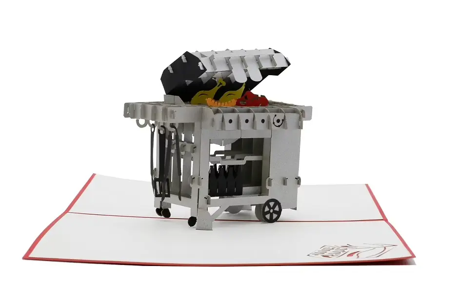 design3Dkarten Grill Grußkarte Sofort Bestellen