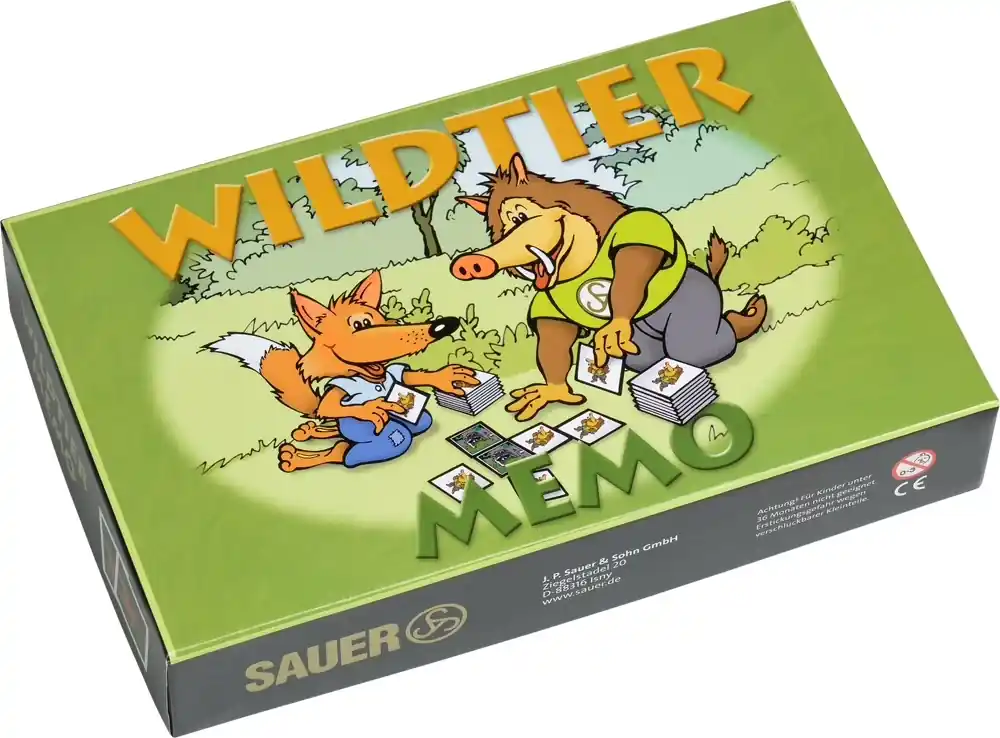 Schnäppchen Sauer Wildtier Memory
