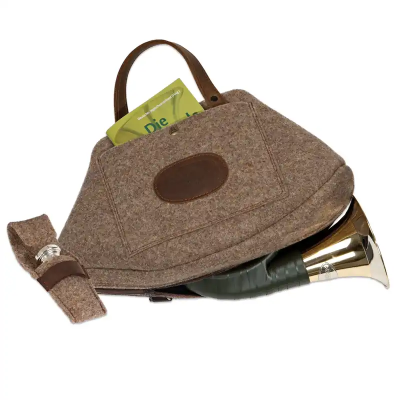 AKAH Wollfilz-Futteral für Fürst Pless-Horn Geprüft