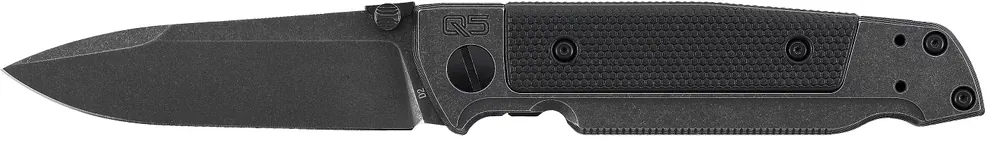 Walther Q5 Steel Frame Blackwash Plain Klappmesser Garantierte Lieferung