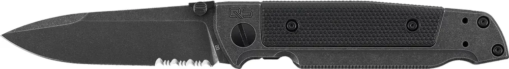 Top-Preis Walther Q5 Steel Frame Blackwash Serrated Klappmesser