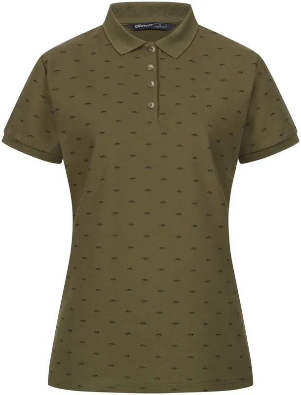Preis Gesenkt Blaser Allover Poloshirt Damen