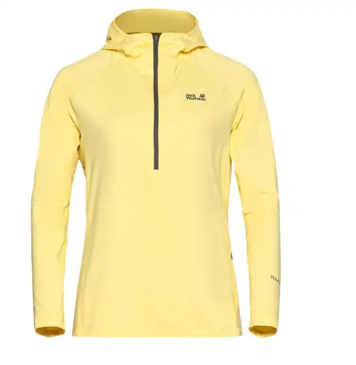 Expressversand Jack Wolfskin Prelight Trail Hooded Pullover Damen