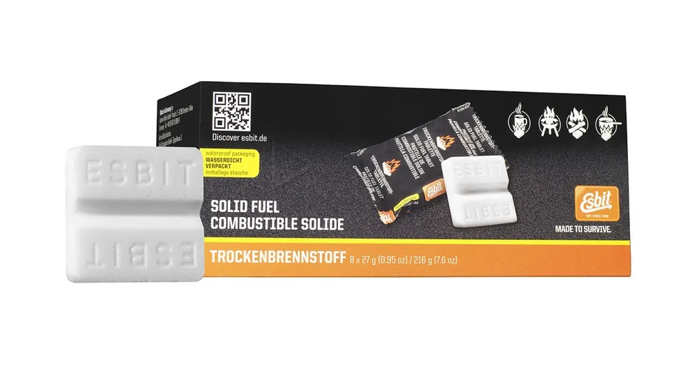 Markenware Esbit Trockenbrennstoff-Tabletten 8x27 g