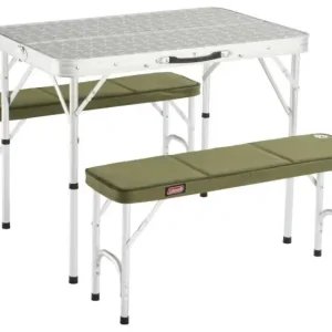Coleman Pack-Away Garnitur für 4 - Tisch und 2 Bänke Neue Ware