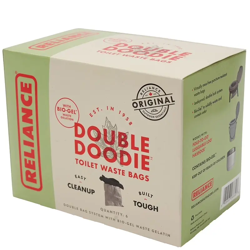 Beliebt Reliance Double Doodie WC-Beutel