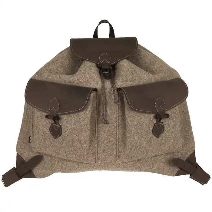 Neue Ware AKAH Wollfilz-Rucksack lautlos