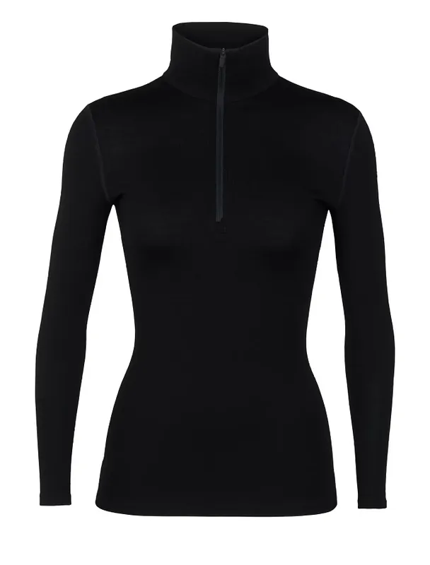 Abverkauf Icebreaker Merino 260 Tech Half Zip Thermo Langarmshirt Damen
