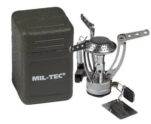 MIL-TEC Gaskartuschenaufsatz - Spider mit Behälter Top-Preis