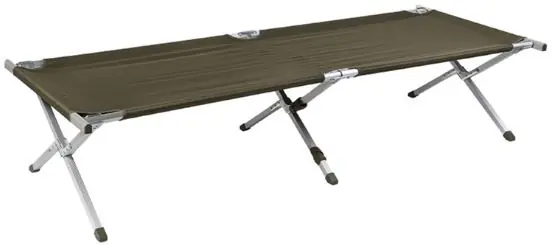 Preisreduziert MIL-TEC US Alugestell 210x70 cm Feldbett mit Tasche