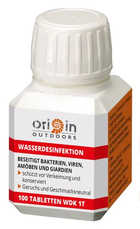 Must-Have Origin Outdoors Wasserdesinfektion und -konservierung