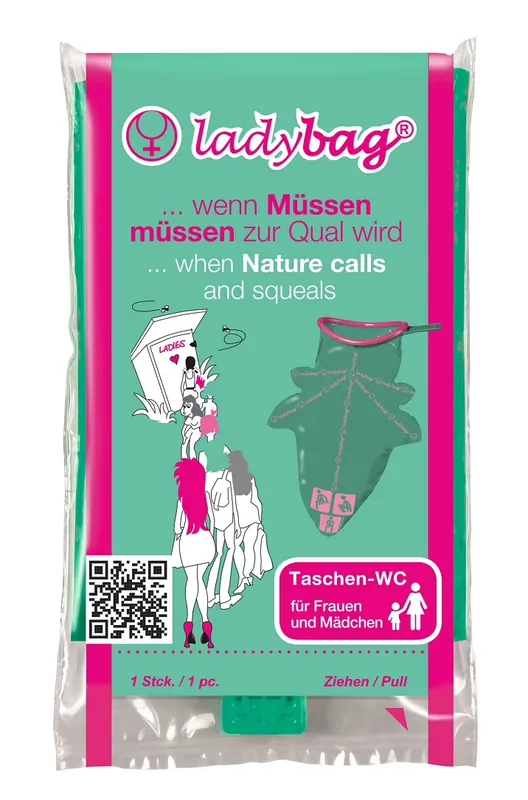 Geprüft KETS Ladybag Taschen-WC für Frauen