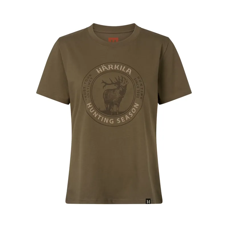 Preiswert Härkila Stag Badge T-Shirt Damen