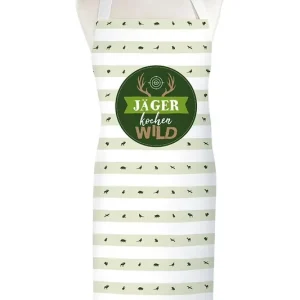 Gilde Textil Schürze Jäger kochen WILD Echt
