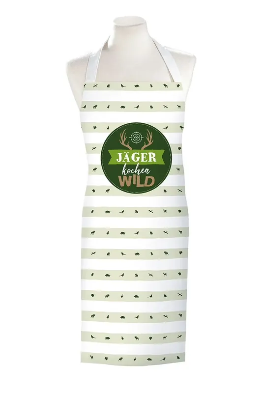 Gilde Textil Schürze Jäger kochen WILD Echt