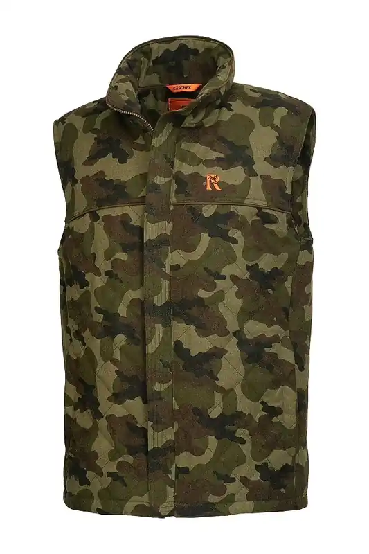 Rascher Camo Loden Steppweste Prestige Echt