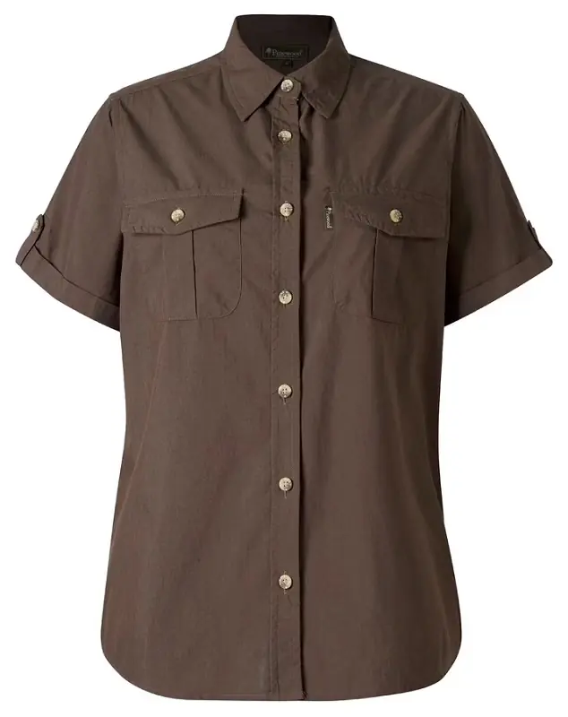 Pinewood Safari Kurzarmhemd Damen Sonderangebot