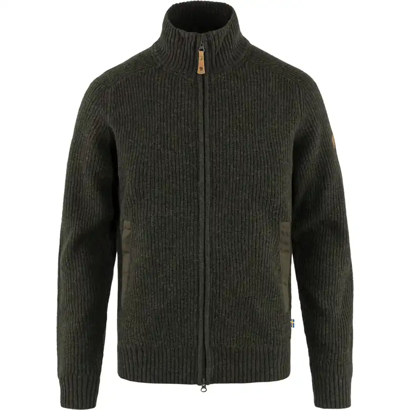 Saisonangebot Fjällräven Övik Zip Cardigan Knit Herren