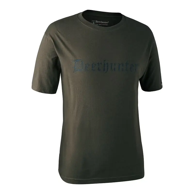 Solange Der Vorrat Reicht Deerhunter Logo T-Shirt Schriftzug Gr S