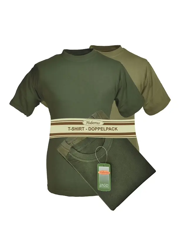 Hubertus T-Shirt Doppelpack Begrenztes Angebot