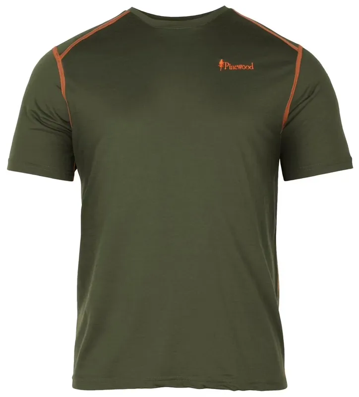 Saisonangebot Pinewood Abisko Merino Wool T-Shirt Mossgreen