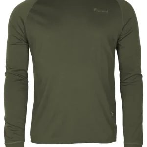 Pinewood Lappland Merino Wool L/S Longsleeve Shirt Mossgreen Meistverkauft