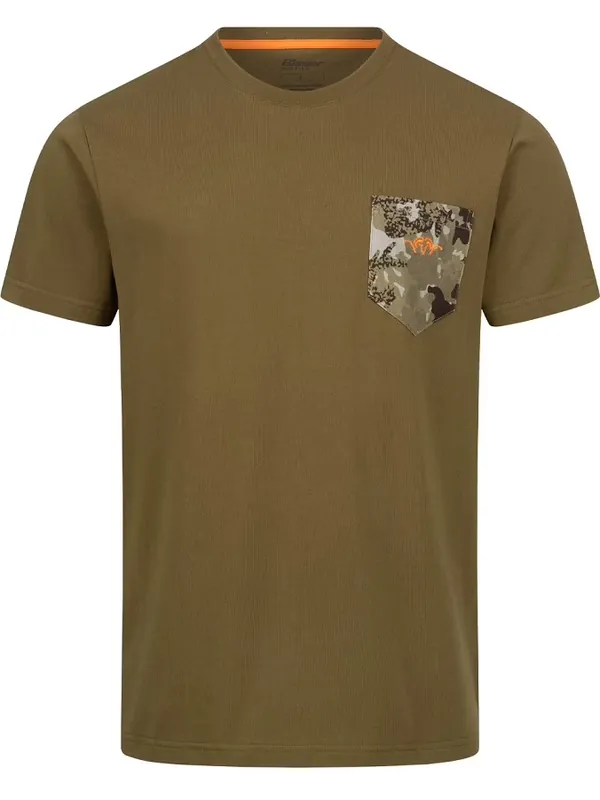 Bestpreis Blaser Camo Pocket T Shirt 24 Herren