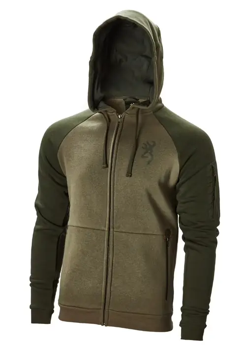 Browning SNAPSHOT TWO TONES Zip Hoodie Grün Preisreduziert