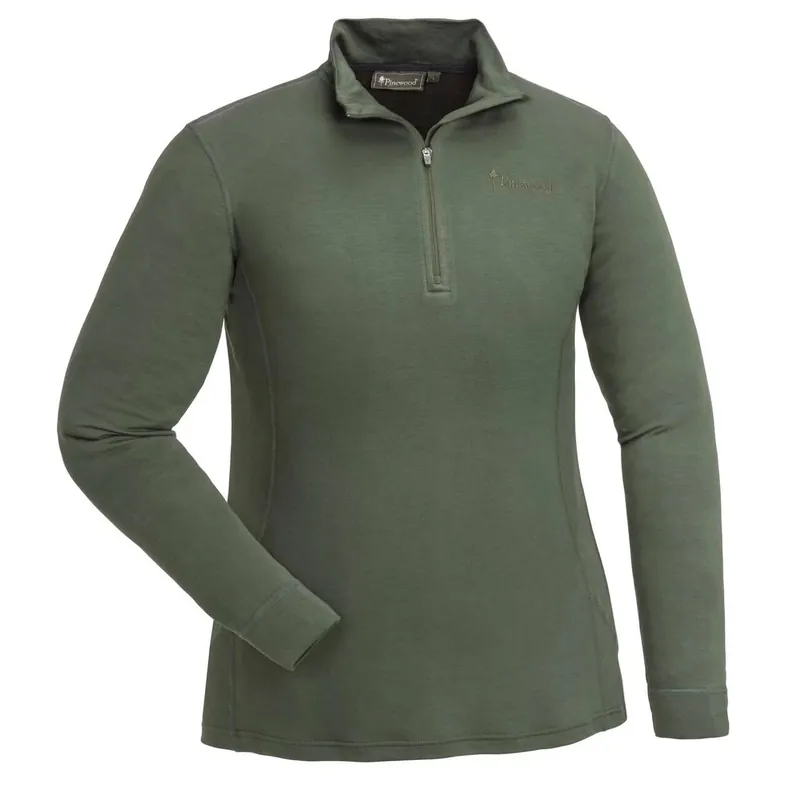 Pinewood Abisko Merino Base Layer Half Zip Shirt Damen Saisonangebot