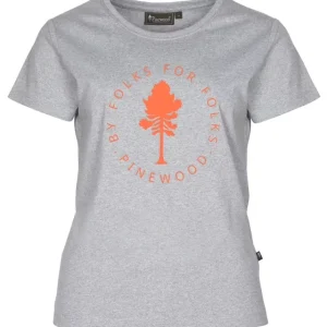 Top-Preis Pinewood Tree T-Shirt Damen grau Gr. L Herzensprojekt