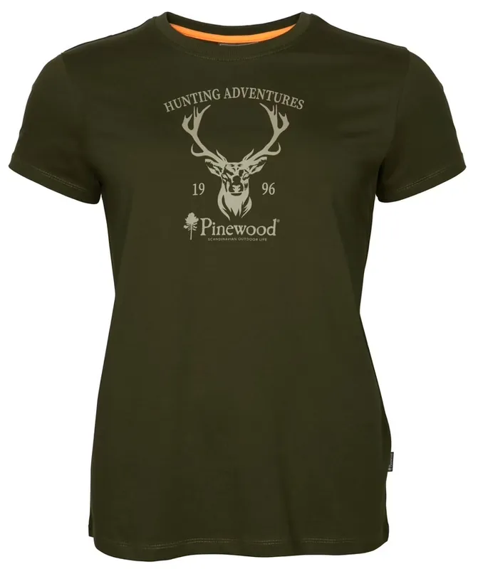 Preis Gesenkt Pinewood Red Deer T-Shirt Damen Grün