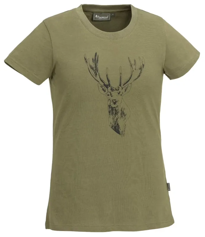 Echt Pinewood Red Deer T-Shirt Damen XL