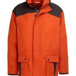 Rascher Signal-Lodenjacke orange Heißes Angebot