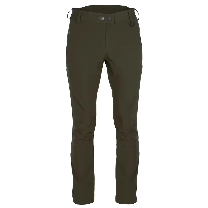 Pinewood Wilda Stretch Shell Hose Damen Moss Green Highlight