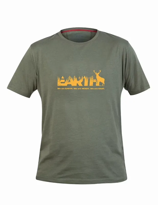 Sonderangebot Hart T-Shirt B EARTH Dusty Oliv