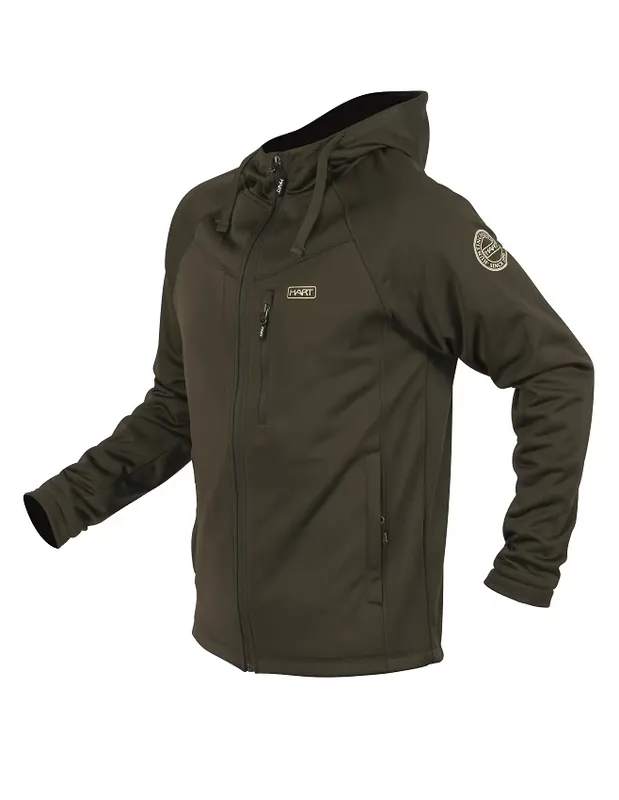 Neu Im Sortiment Hart KRONTEN Powershell Jacke Dunkeloliv