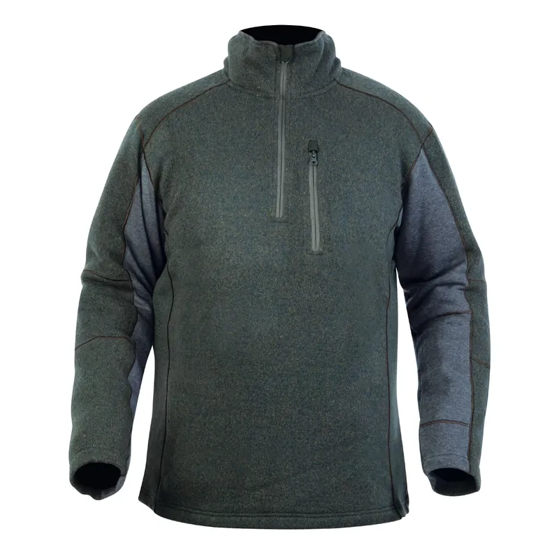 Nur Heute Hart Urawa-K Fleecepullover grün